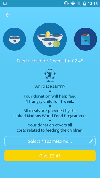 ShareTheMeal Ekran Görüntüsü 0