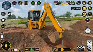 Construction Game 3D Excavator स्क्रीनशॉट 1