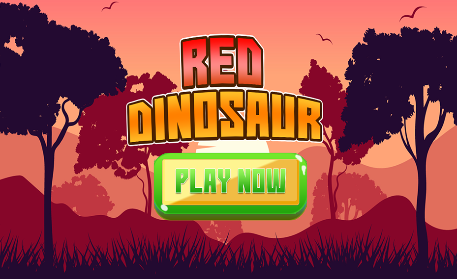 Hit The Red Dinosaur Game Screenshot 0