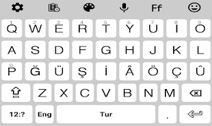 Turkish Language keyboard 202 Screenshot 0