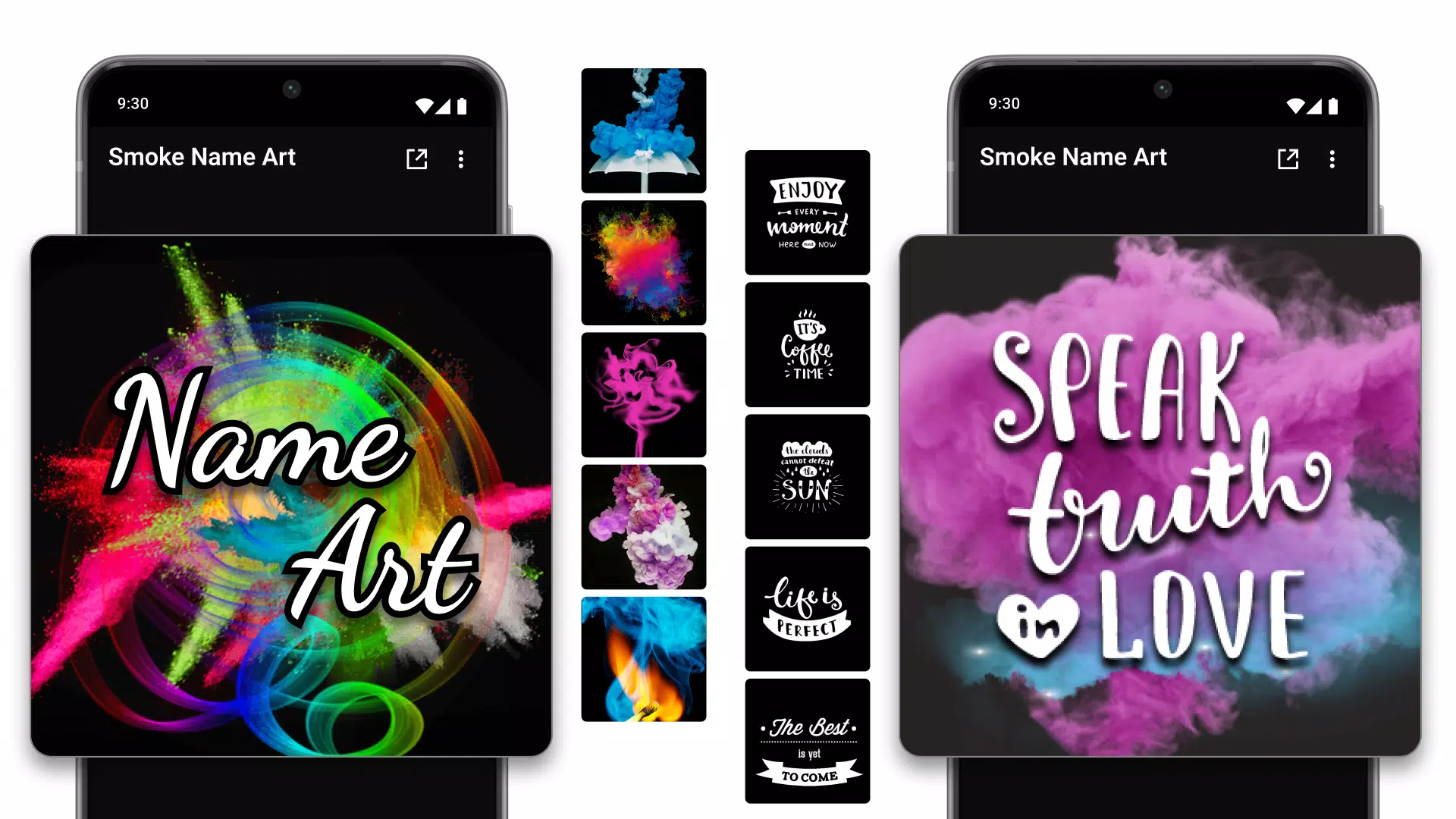 Smoke Name Art Maker应用截图第0张