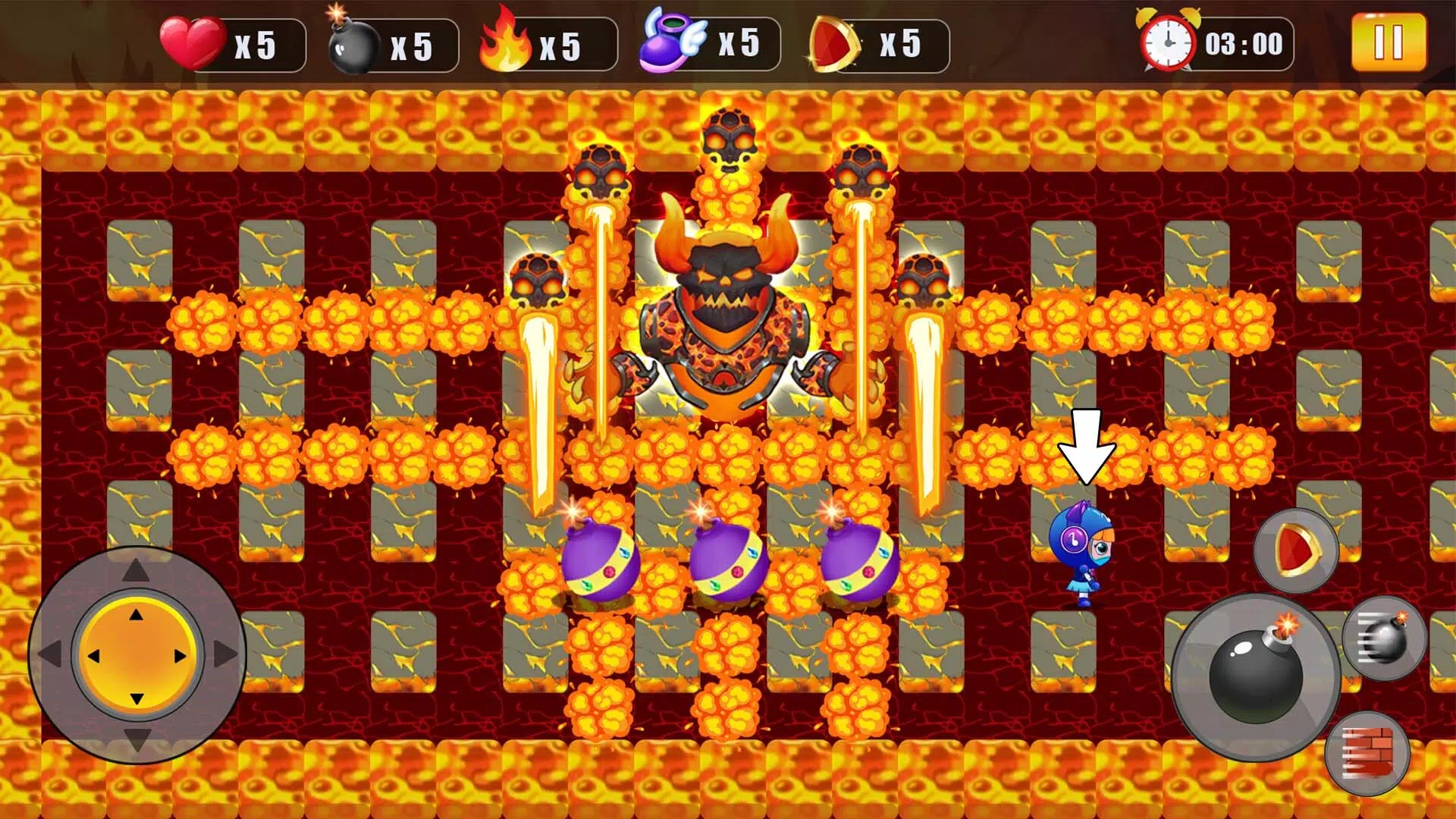 Bomber Battle : Bomb Man Arena ภาพหน้าจอ 3