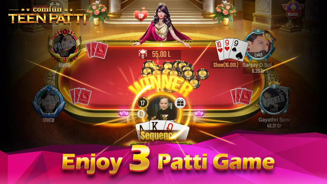 Teen Patti Comfun Card Online ภาพหน้าจอ 3