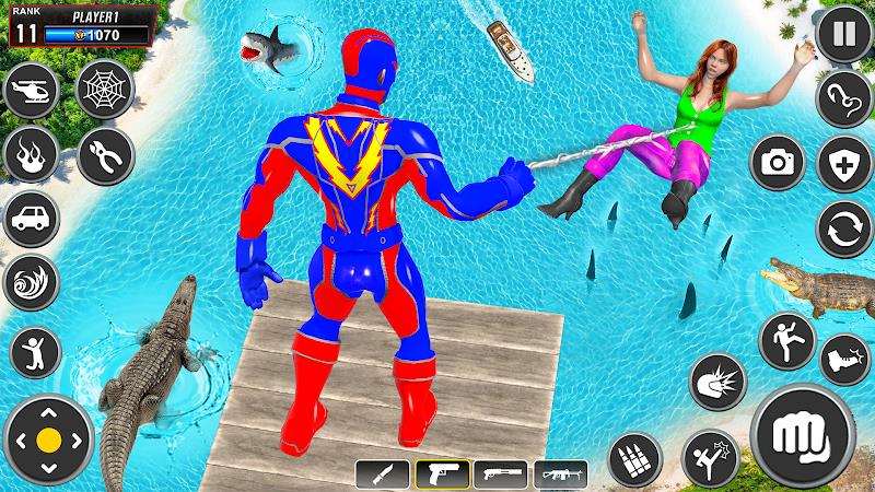 Spider Rope Hero: Superhero Ảnh chụp màn hình 3