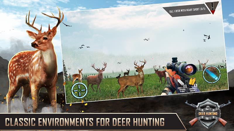 Deer Hunting Simulator Games ဖန်သားပြင်ဓာတ်ပုံ 2