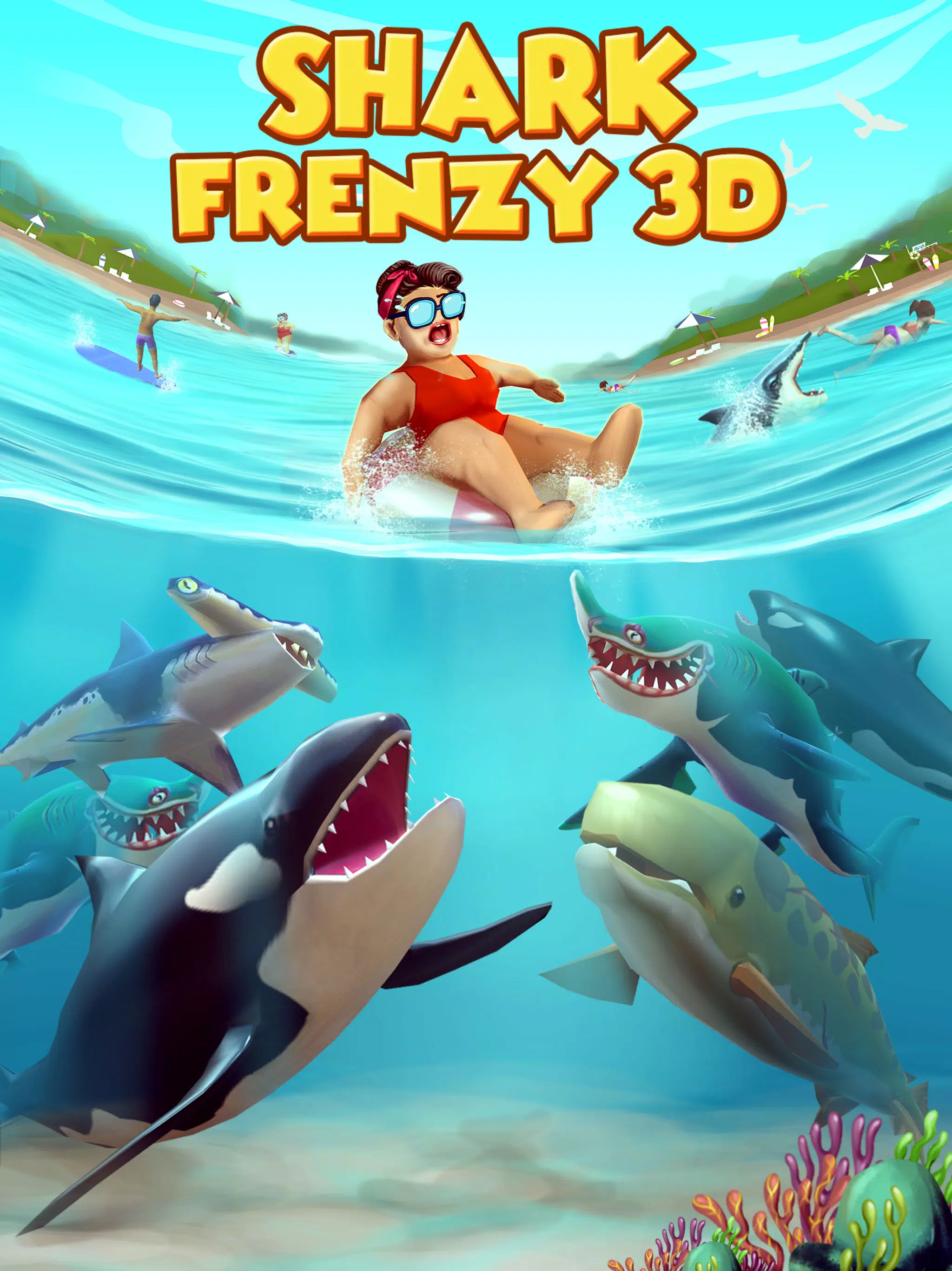 Shark Frenzy 3D Captura de pantalla 0