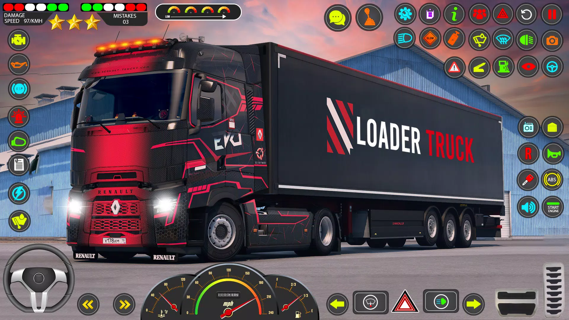 Schermata Euro Truck Games Sim 3d 1