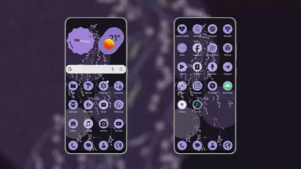 PixPurple EMUI MagicOS Theme スクリーンショット 0