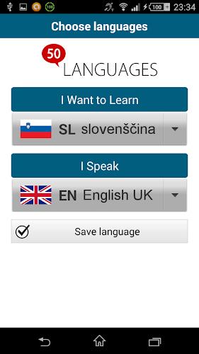 Learn Slovenian - 50 languages स्क्रीनशॉट 0