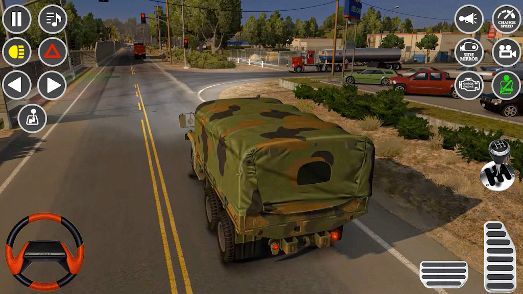 Army Truck Vehicles Transport Captura de pantalla 3