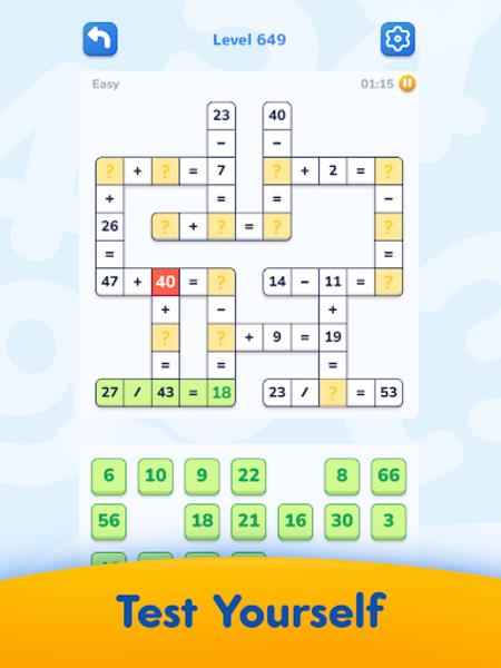 Math Crossword应用截图第2张