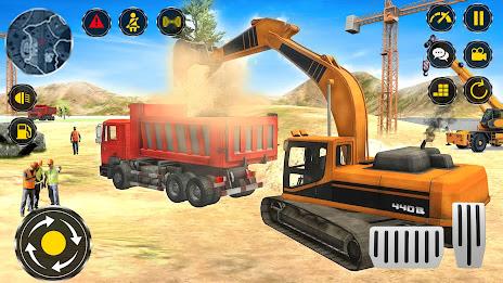 Heavy Excavator Simulator PRO Ekran Görüntüsü 1