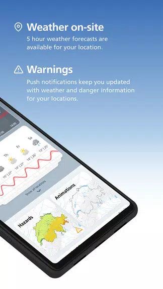 MeteoSwiss ภาพหน้าจอ 1