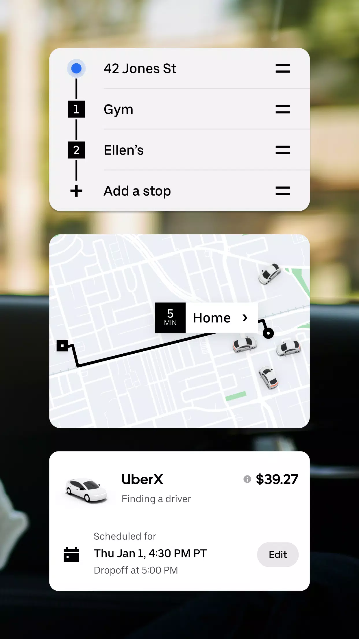 Uber - Request a ride Screenshot 1