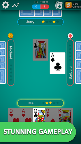 Euchre Classic Card Game Captura de pantalla 1