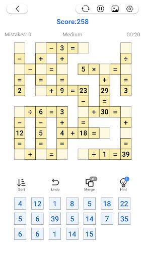 Math Number: Cross Math Puzzle स्क्रीनशॉट 3