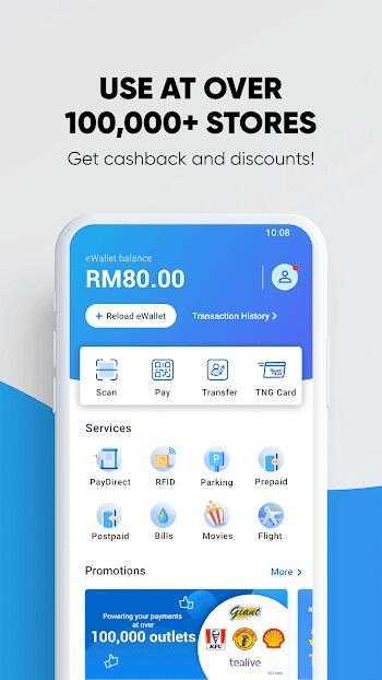 Touch n Go eWallet Mod Ảnh chụp màn hình 1