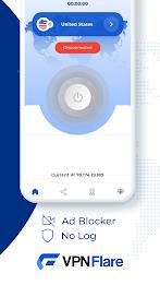 VPN FLARE - SECURE & FAST VPN Capture d'écran 1