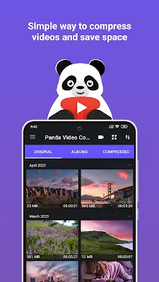 Panda Compresor de video en mb Captura de pantalla 0