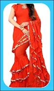 Women Fashion Ruffle Sarees 螢幕截圖 2