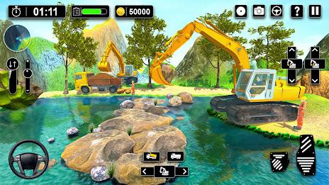 Heavy Sand Excavator 3D Sim ภาพหน้าจอ 1