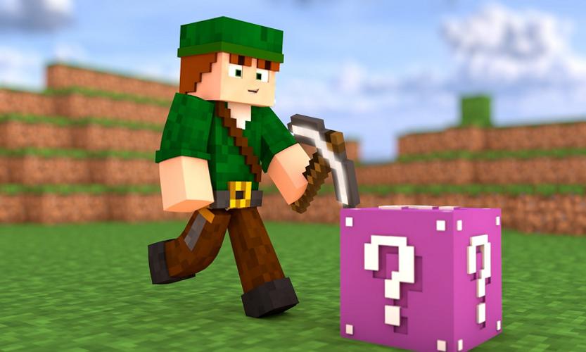 Lucky block mod for mcpe Ảnh chụp màn hình 0