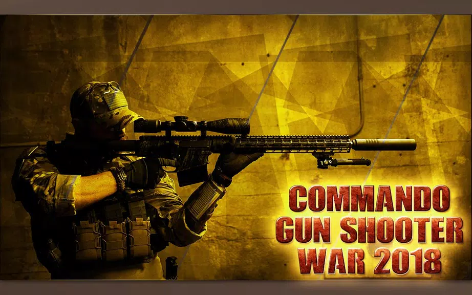 Commando Gun Shooter War 2018 Ảnh chụp màn hình 0