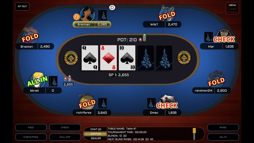 E-Tournament Poker ဖန်သားပြင်ဓာတ်ပုံ 3