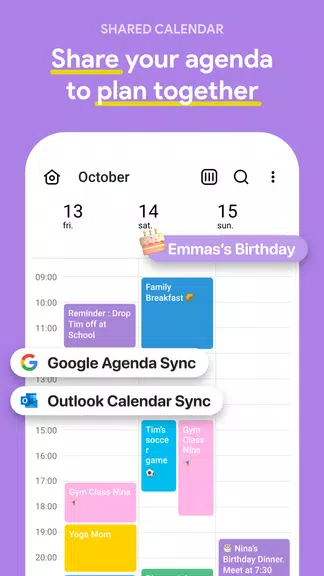 FamilyWall: Assistant familial Capture d'écran 0