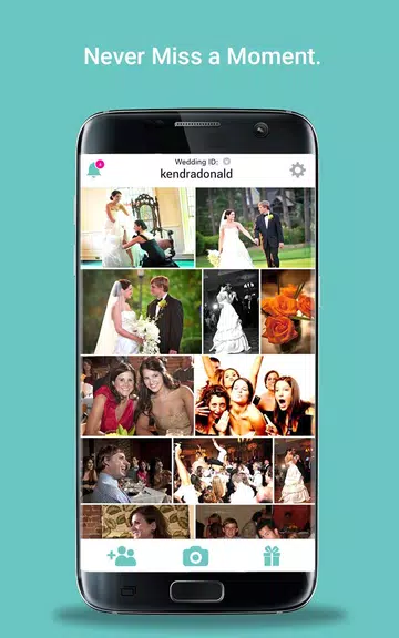 WedPics - Wedding Photo App Captura de pantalla 1