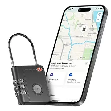 Keysmart SmartLock luggage tracker launches for iPhone users