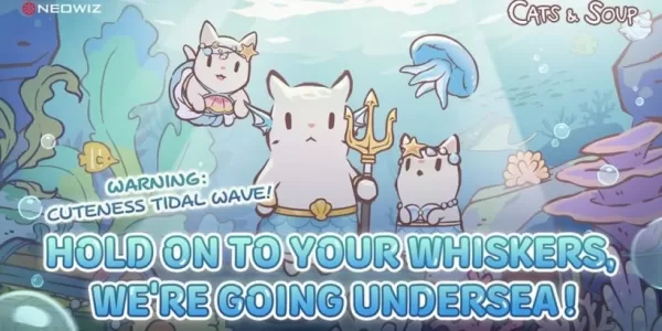 여름을 맞아 '고양이와 수프'가 새로운 해양 테마 업데이트를 소개합니다