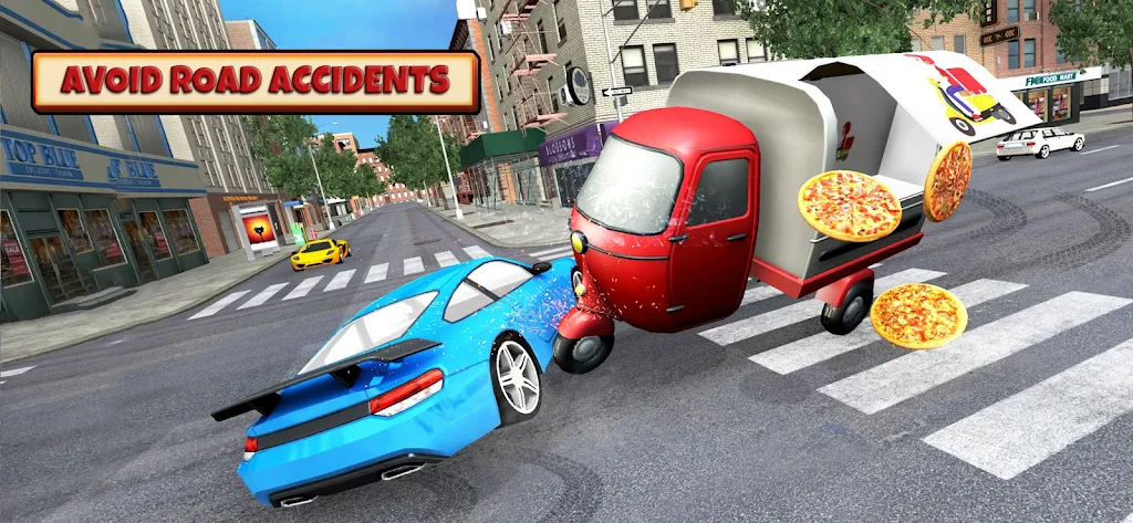 Fast Food Delivery Bike Game Screenshot 3