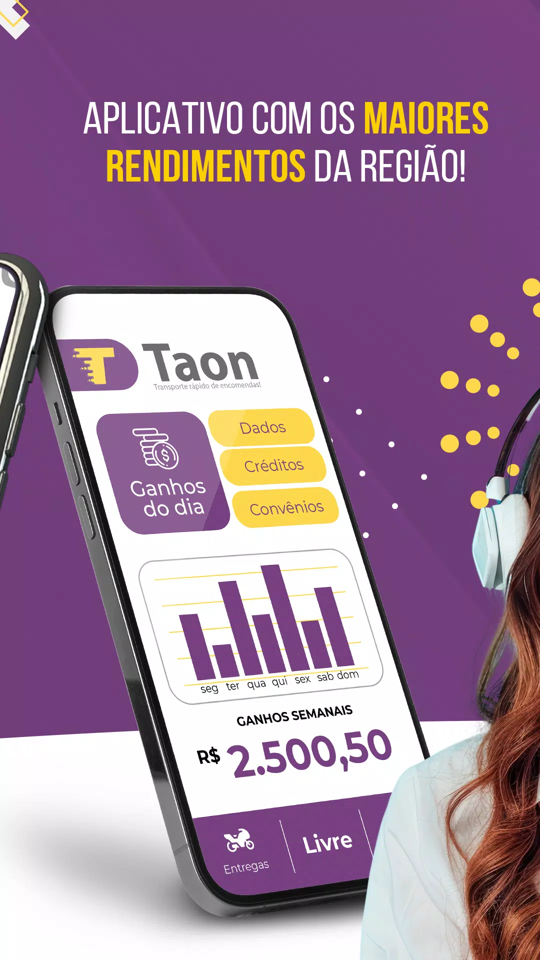Taon Delivery para Entregador Tangkapan skrin 3