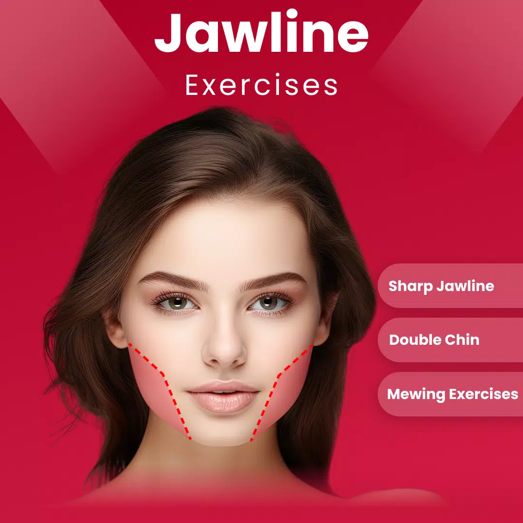 Jawline Exercises & Mewing Capture d'écran 0