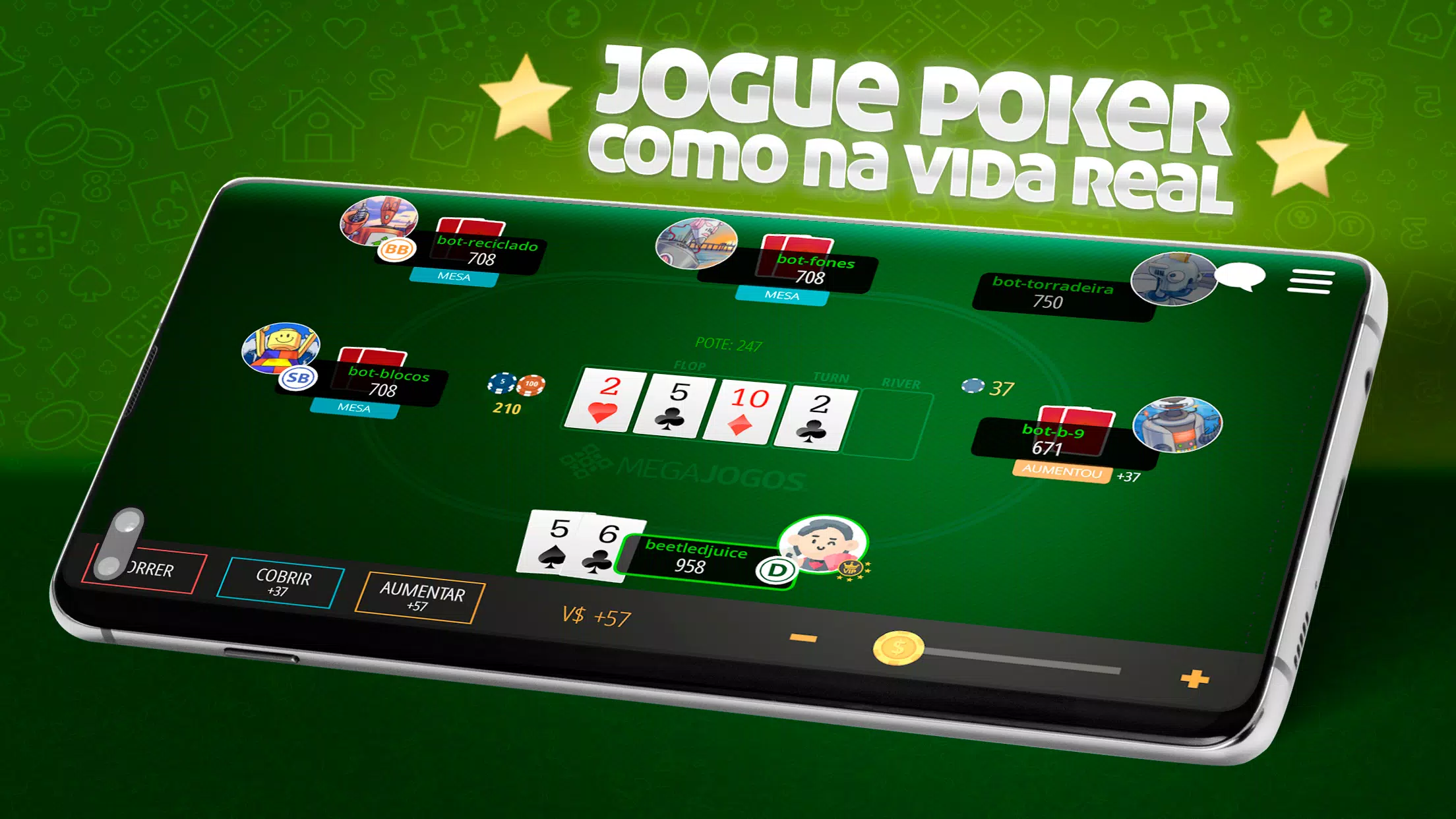 Poker Texas Hold’em Online Captura de tela 2