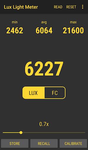 Lux Light Meter Pro スクリーンショット 1