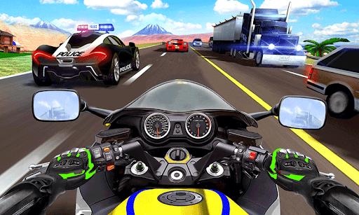 Moto Bike Highway Traffic Race Captura de pantalla 2