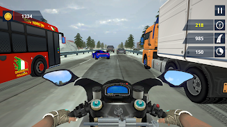 Endless Moto Traffic Racer 3D 스크린샷 1