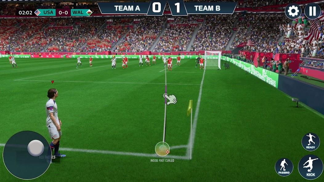 Real League Soccer Offline Mod Ekran Görüntüsü 1