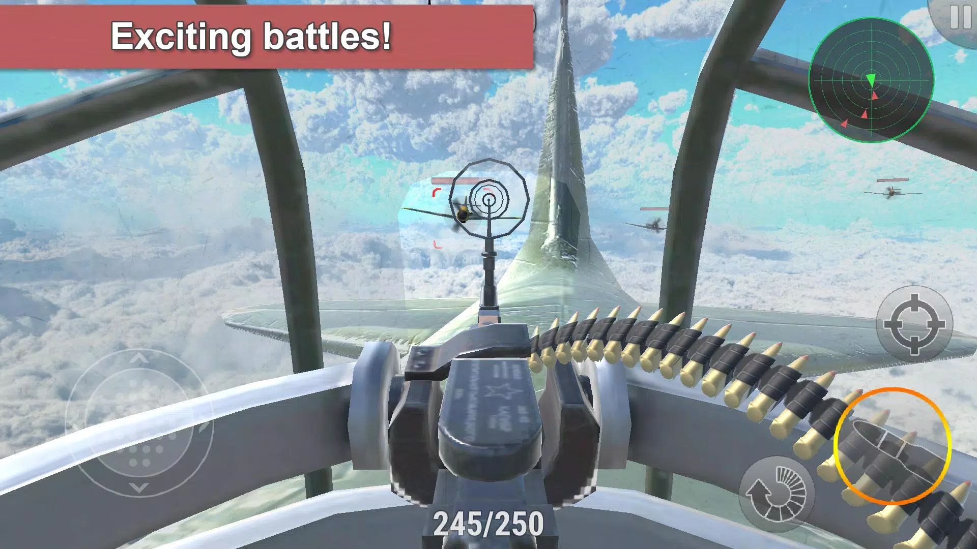 Air Defender: Bomber Simulator Capture d'écran 1