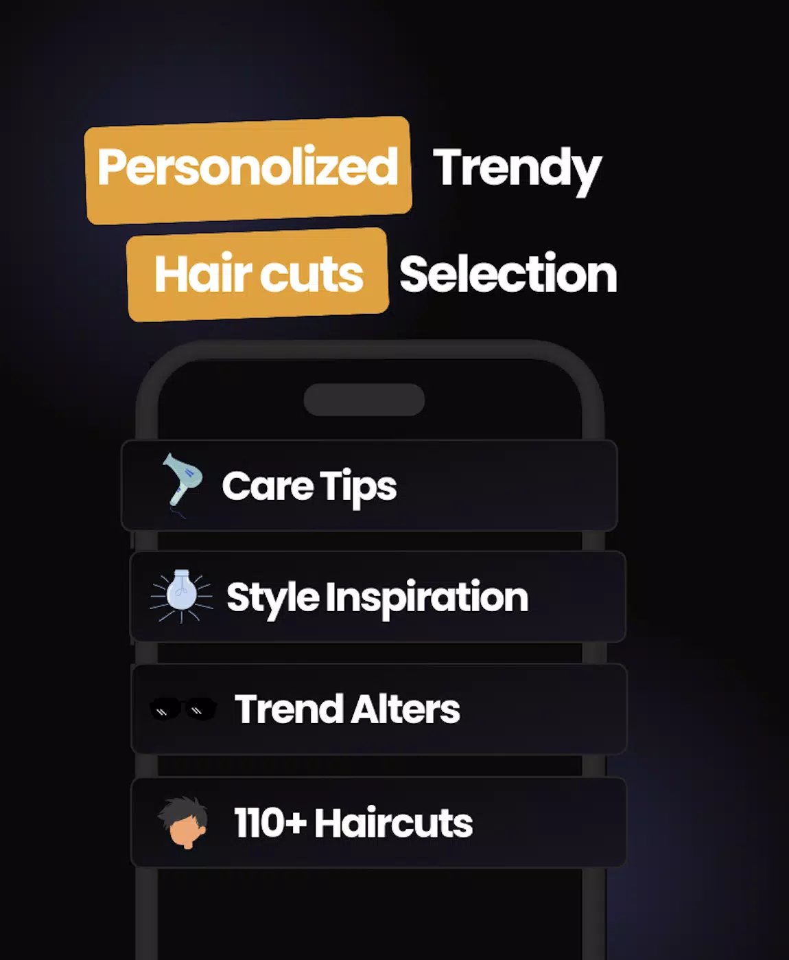 Men’s Hair Cuts & Hairstyles 스크린샷 2