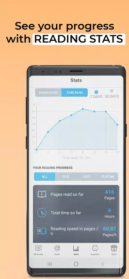 Bookly: Book & Reading Tracker Schermafbeelding 1