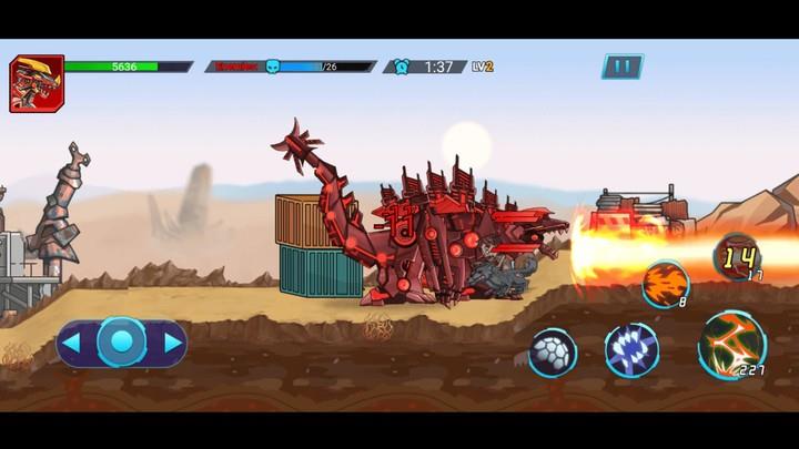 Mech War: Jurassic Dinosaur Capture d'écran 1