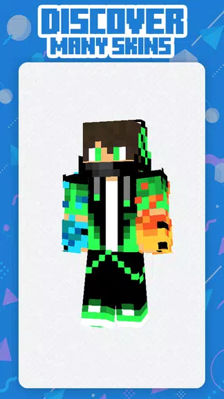 Neon Squad Skin Minecraft Скриншот 1