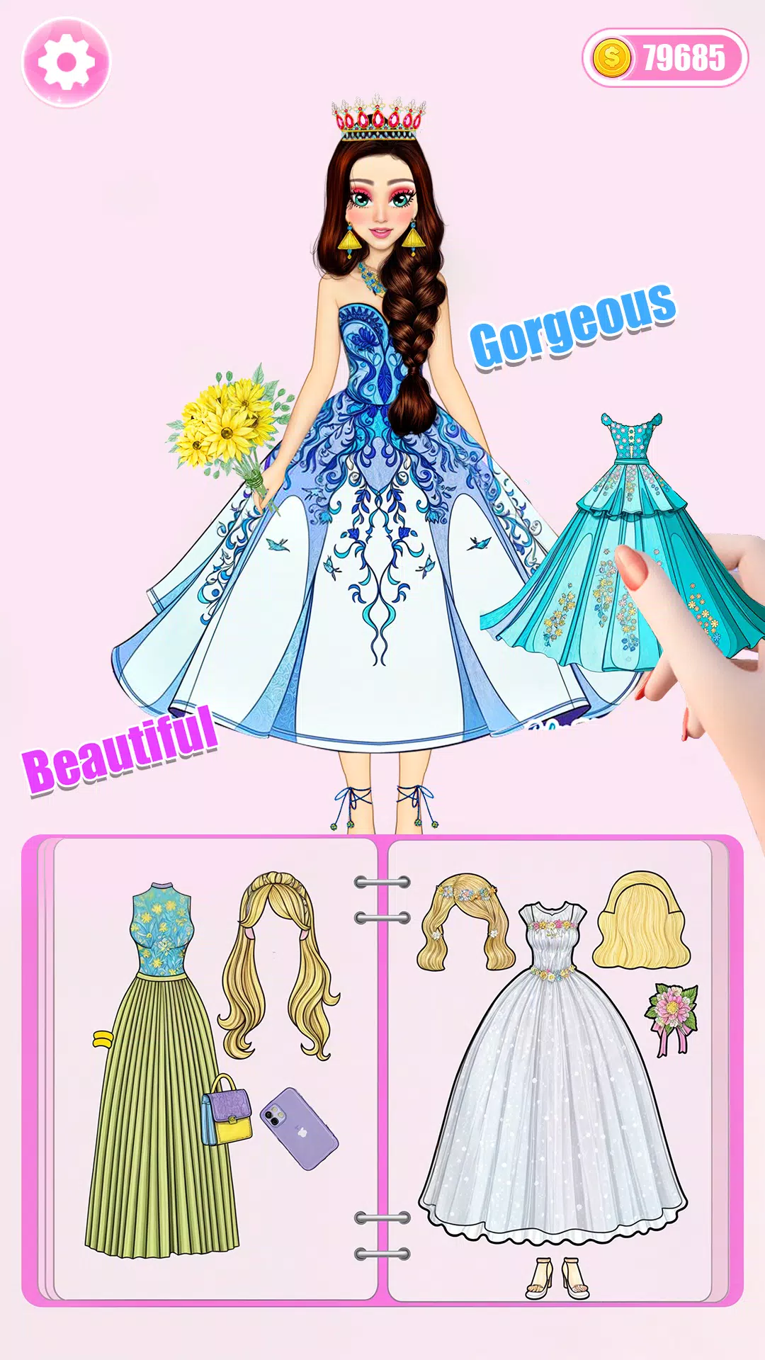 Paper Doll: Dress Up DIY Game スクリーンショット 3