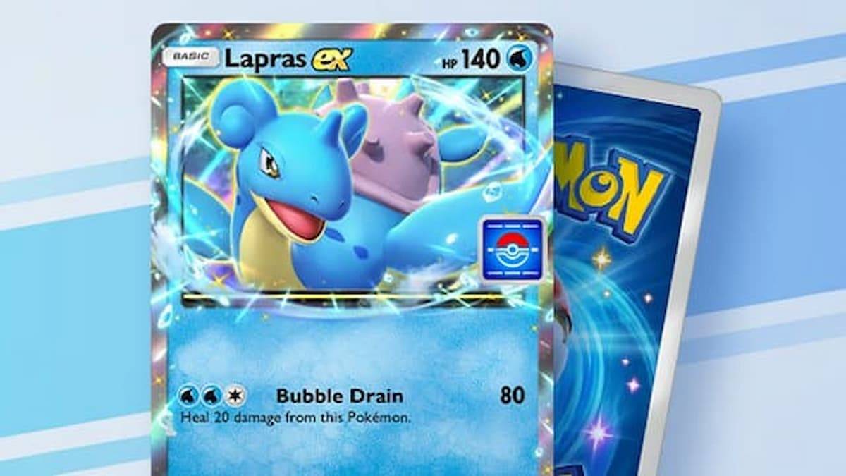 Get Legendary Lapras Ex in Pokemon TCG!