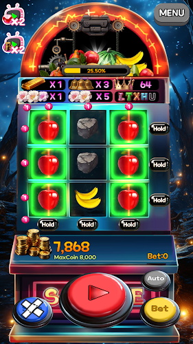 Heart-racey Fruits Golden Slot Screenshot 0