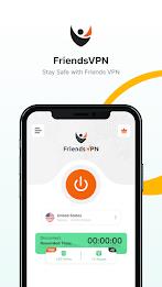 FriendsVPN - Fast & Secure VPN ဖန်သားပြင်ဓာတ်ပုံ 0