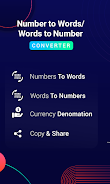 Numbers to Words Converter Schermafbeelding 0